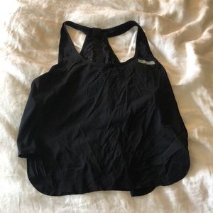 Black gymshark workout shirt